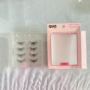Quo Black Natural Fake False Eyelashes